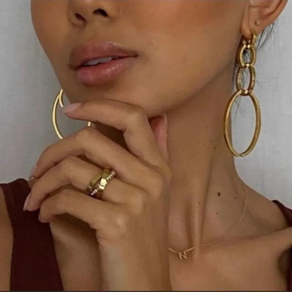 Vita Fede Cassio Gold & Crystal Pave Ring Set - Picture 5 of 9